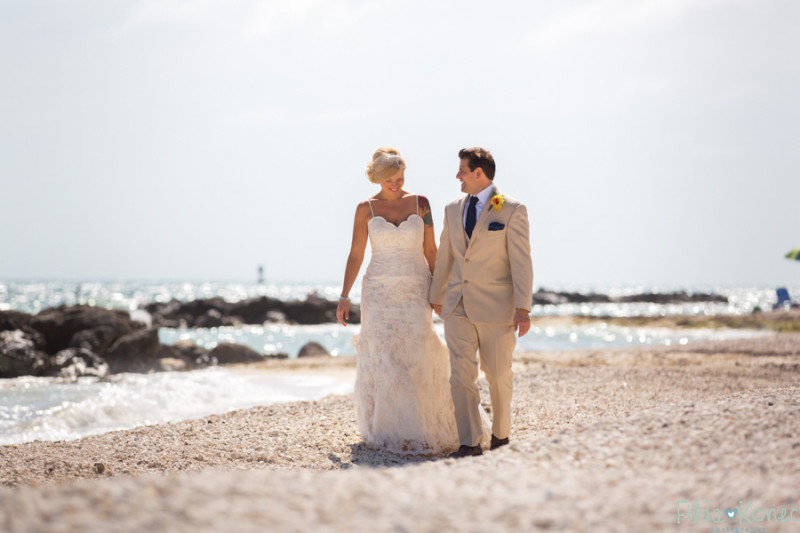 Key West beach wedding theme